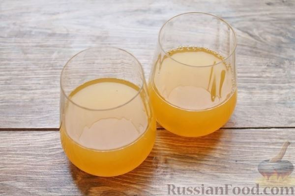 Пряное желе из апельсинового сока