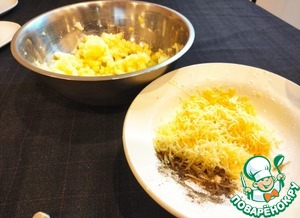 Хот дог картофельно-сырный по-корейски