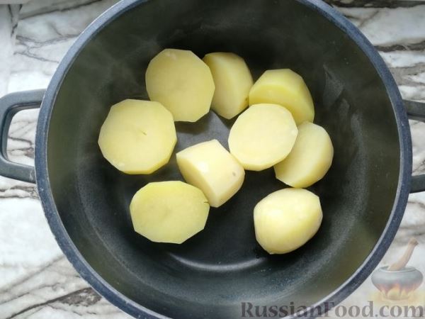 Картофельные ньокки с черемшой